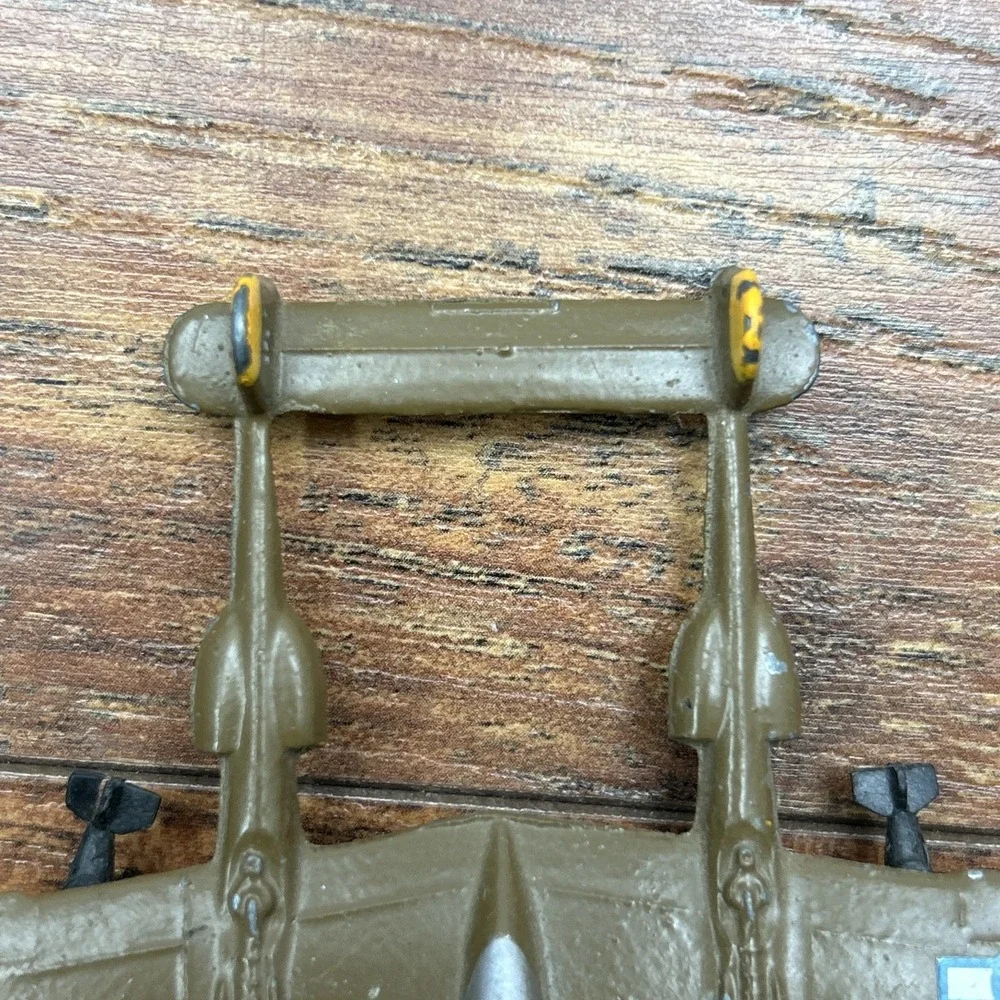 Dyna Flites American A109 P-38 Lightning 168‎ Die Cast Brown Plane